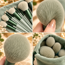 Kit Pincel para Maquiagem Profissional - 13 unidades com Bolsa de Veludo