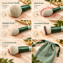 Kit Pincel para Maquiagem Profissional - 13 unidades com Bolsa de Veludo