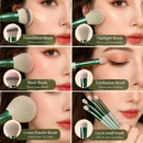 Kit Pincel para Maquiagem Profissional - 13 unidades com Bolsa de Veludo